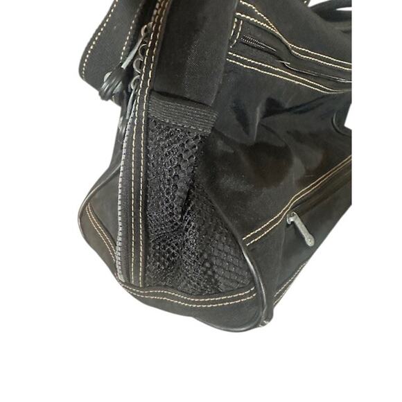 Kipling Black Weekender Medium Travel Gym Duffle Bag Women - Picture 9 of 14